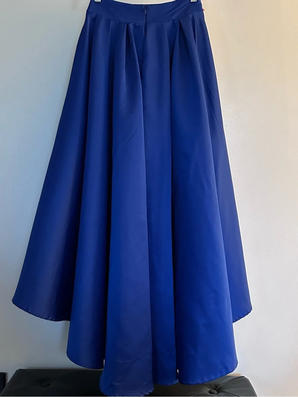 Roommates Cobalt Blue High-Low Wrap Skirt with Sash